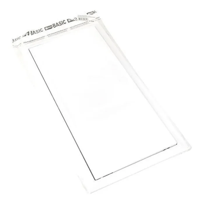 Люк ревизионный 200х400 пластик с нажимным замком Basic EKF lpnz-200x400