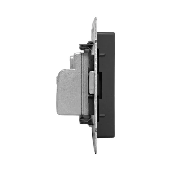 Розетка телевизионная оконечная TV СП Эпика механизм черн. EKF UP1-SOB-TV-3