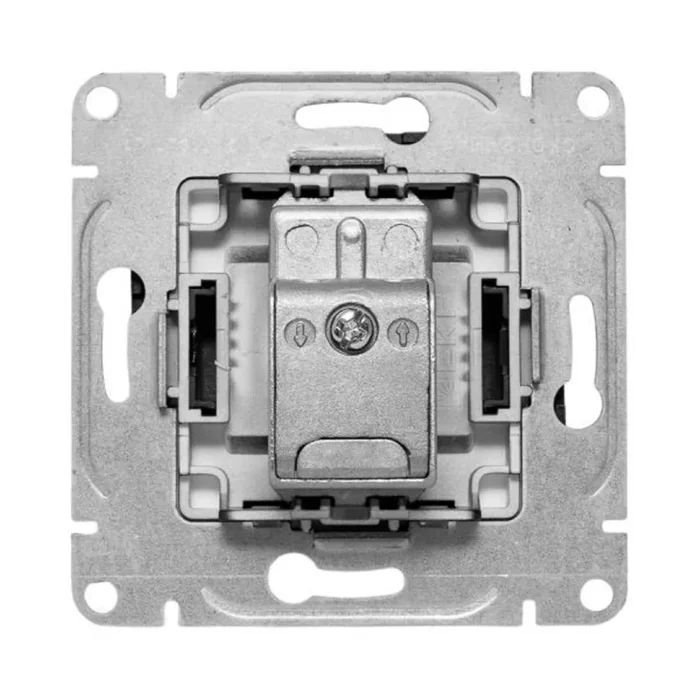 Розетка телевизионная оконечная TV СП Эпика механизм черн. EKF UP1-SOB-TV-3