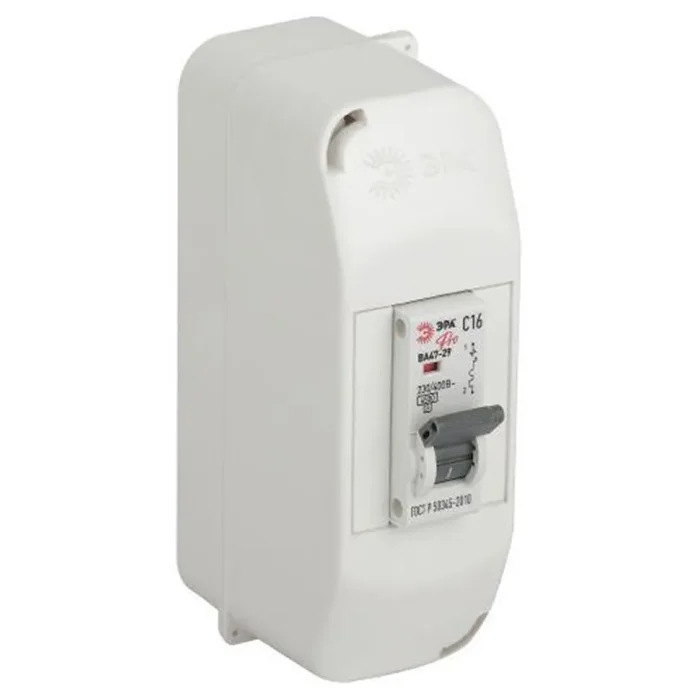 Корпус пластиковый КМПн 1/2 IP20 навесной SIMPLE бел. ЭРА Б0062279