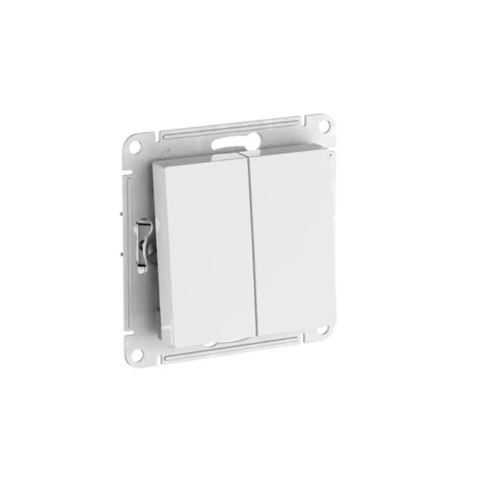 Выключатель 2-кл. AtlasDesign Aqua IP44 (сх. 5) 10AX быстрозажим. клем. механизм бел. SE ATN440151S