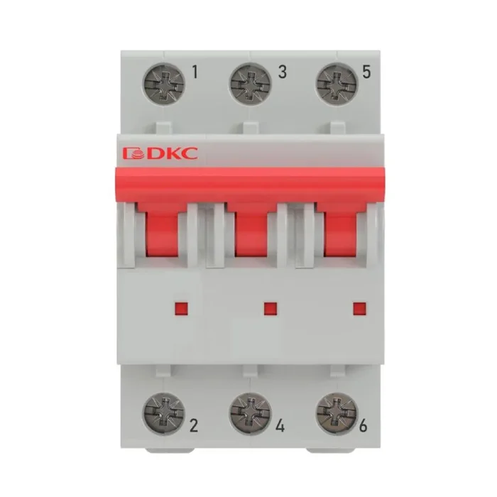 Выключатель автоматический модульный 3п C 50А 6кА MD63 YON MD63-3C50-6