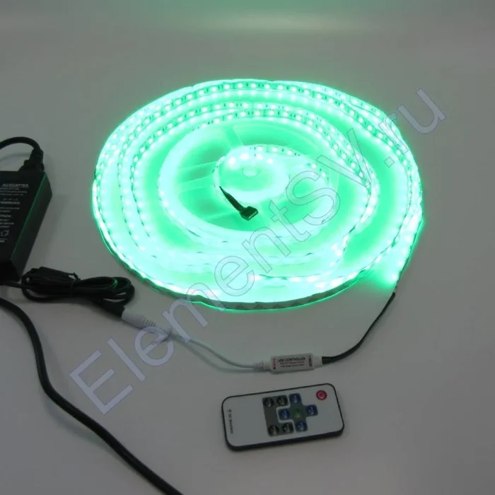 Комплект светодиодной ленты RGB 5050 60led с контроллером IR и блоком питания B20