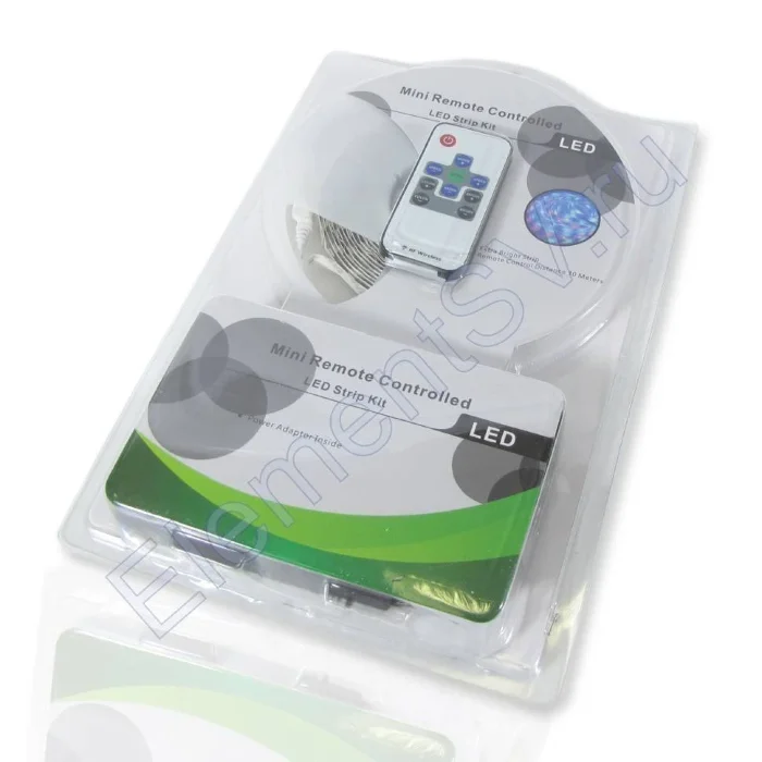 Комплект светодиодной ленты RGB 5050 60led с контроллером IR и блоком питания B20