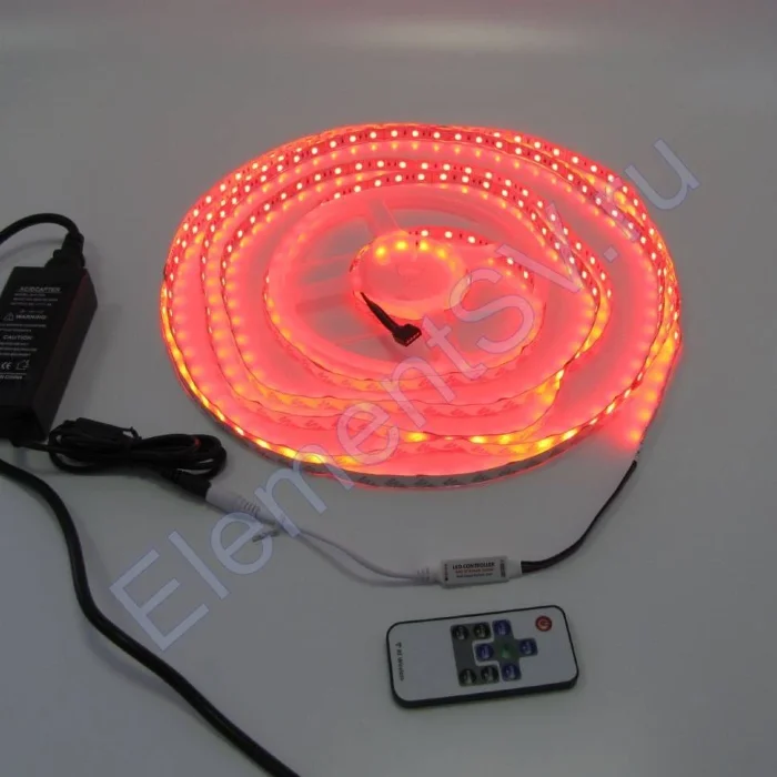 Комплект светодиодной ленты RGB 5050 60led с контроллером IR и блоком питания B20