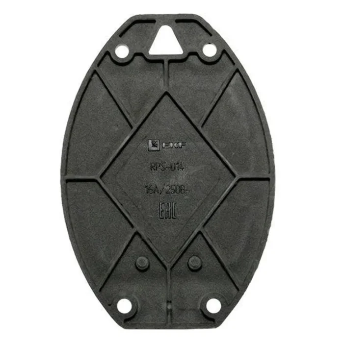 Розетка настенная 16А IP44 230В 2P+PE с защ. крышкой каучук Basic EKF RPS-014-16-230-44