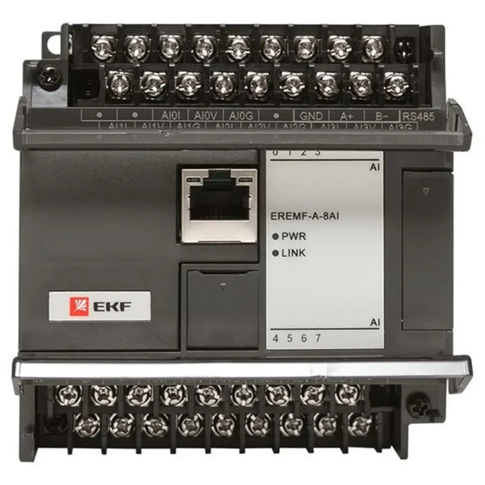 Модуль аналогового ввода EREMF 8 PRO-Logic (без поверки) EKF EREMF-A-8AI