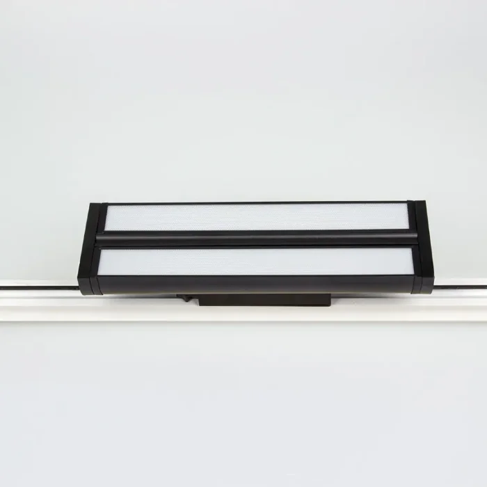 Светодиодный трековый светильник 2L JH-U6 PX301 (220VAC, 2x18W, white 6000K, 120°, черный)