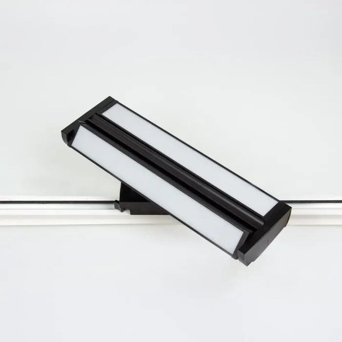 Светодиодный трековый светильник 2L JH-U6 PX301 (220VAC, 2x18W, white 6000K, 120°, черный)