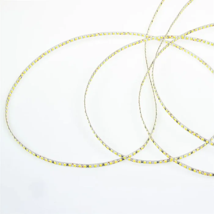 Светодиодная лента двусторонняя A334, 2835, 336 led/m, P6, warm white, 48V, IP20, катушка 10м