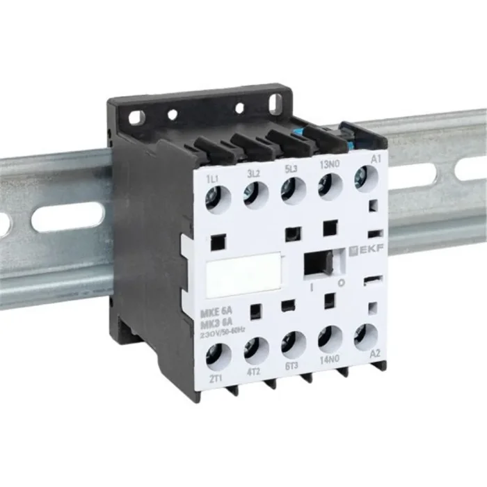 Мини-контактор МКЭ 6А кат. 230В AC 1НО PROxima EKF Mctr-s-6-230