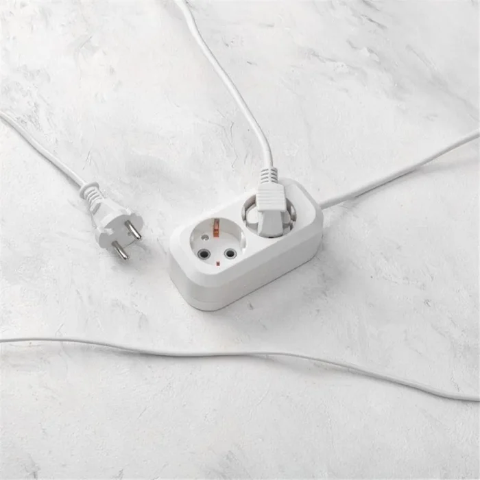 Удлинитель 2х3м с заземл. 3х0.75 бел. PROCONNECT 13-4203