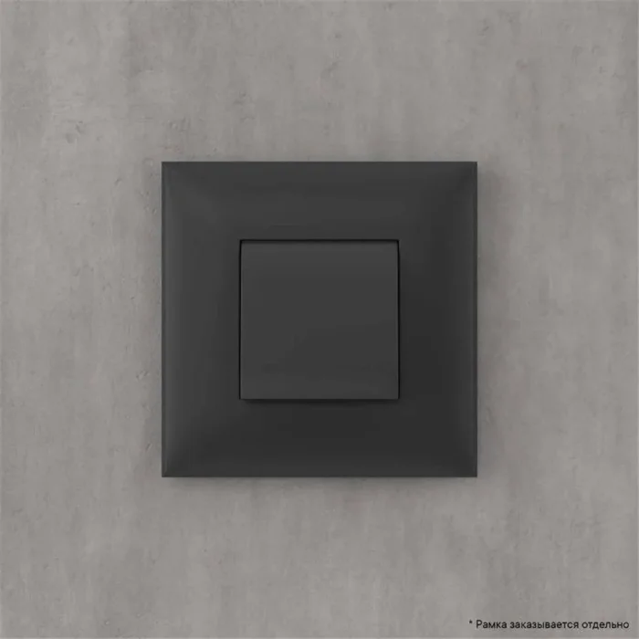 Вывод кабеля из стены Avanti "Черный матовый" DKC 4412983