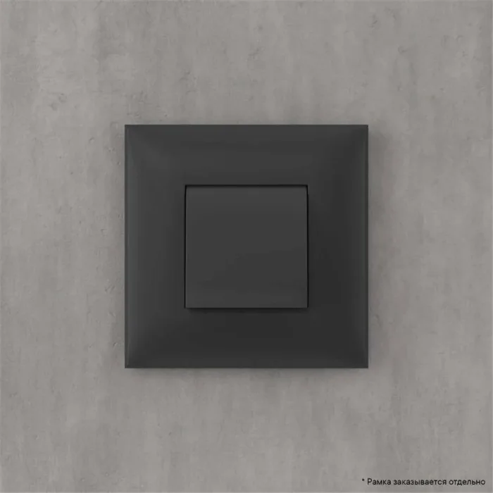 Вывод кабеля из стены Avanti "Черный матовый" DKC 4412983