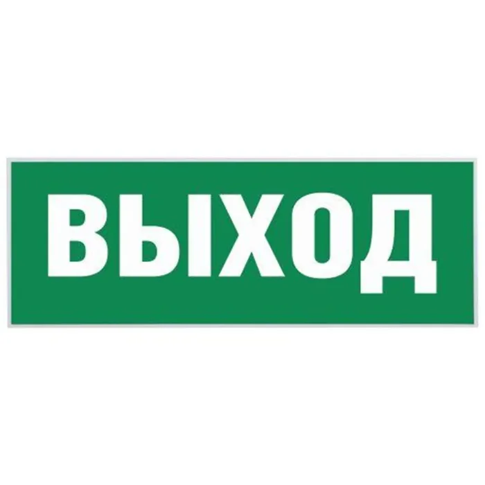 Этикетка самоклеящаяся &quot;Выход&quot; SSA-101 INFO-SSA-111 ЭРА Б0048480