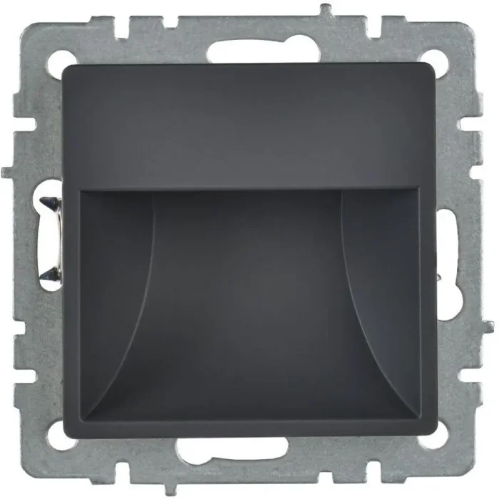 Подсветка светодиодная BRITE встраив. ПЛ20-БрГ механизм графит IEK BR-FL20-K53