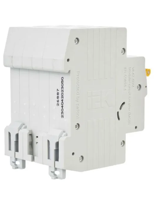 Выключатель автоматический модульный 3п C 50А 6кА ВА47-60M KARAT IEK MVA31-3-050-C