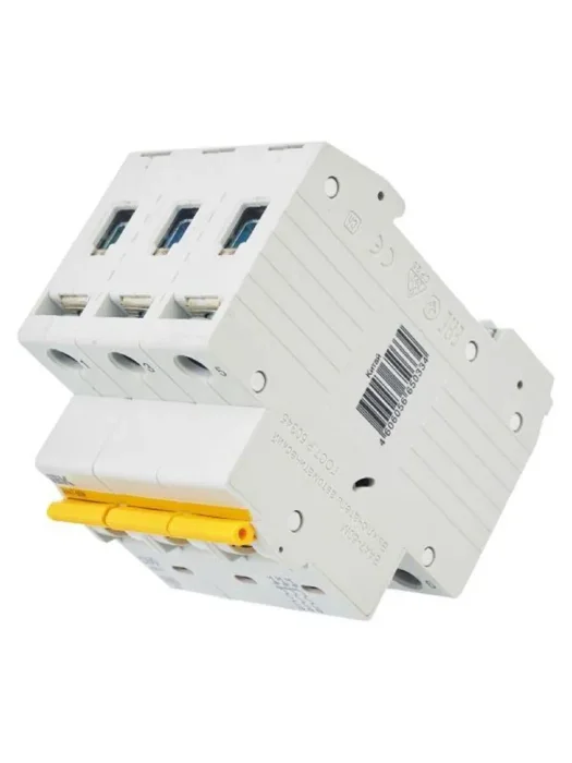 Выключатель автоматический модульный 3п C 50А 6кА ВА47-60M KARAT IEK MVA31-3-050-C