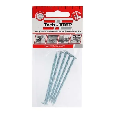 Саморез усиленный для тонкого метал. листа со сверлом 4.2х16 (пакет) (уп.16шт) Tech-Krep PRO/Zitar 102398