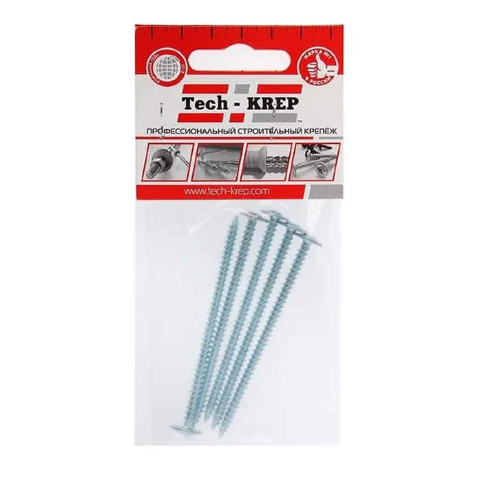 Саморез усиленный для тонкого метал. листа со сверлом 4.2х16 (пакет) (уп.16шт) Tech-Krep PRO/Zitar 102398
