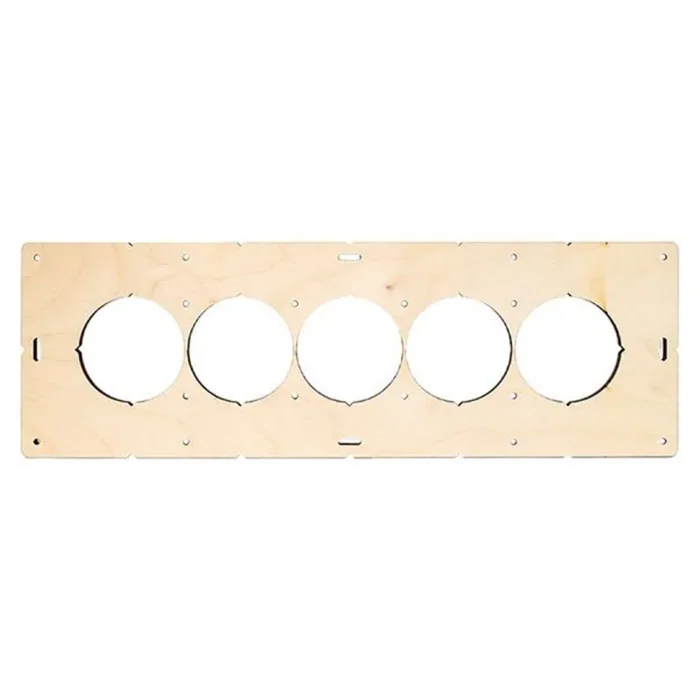 Шаблон для подрозетников c 5 отв. d68мм Expert EKF sh-d68-5