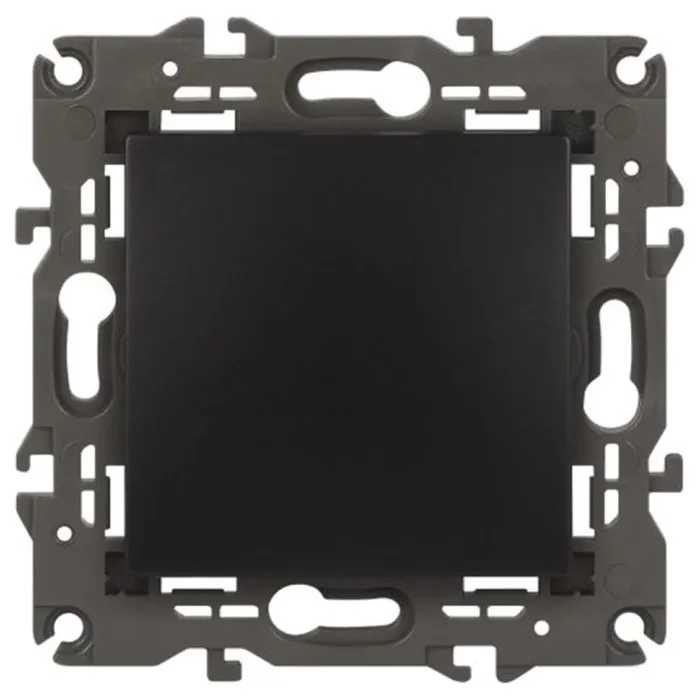 Выключатель 1-кл. СП Elegance 14-1101-05 10А IP20 250В 10AX механизм антрацит Эра Б0034212