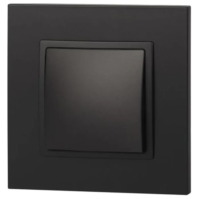 Выключатель 1-кл. СП Elegance 14-1101-05 10А IP20 250В 10AX механизм антрацит Эра Б0034212