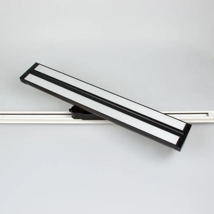 Светодиодный трековый светильник 2L JH-U6 PX303 (220VAC, 2x30W, white 6000K, 120°, черный)