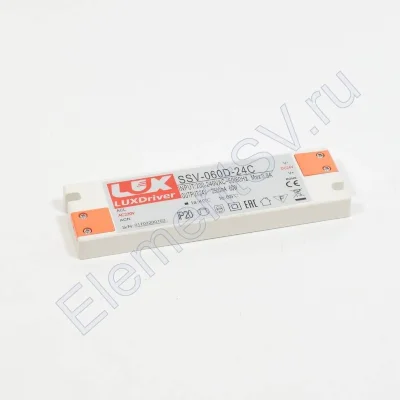 Блок питания SSV-060D-24C (24V, 60W, 2,5А)
