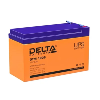 Аккумулятор UPS 12В 9А.ч DTM 1209 Delta 4614010050010