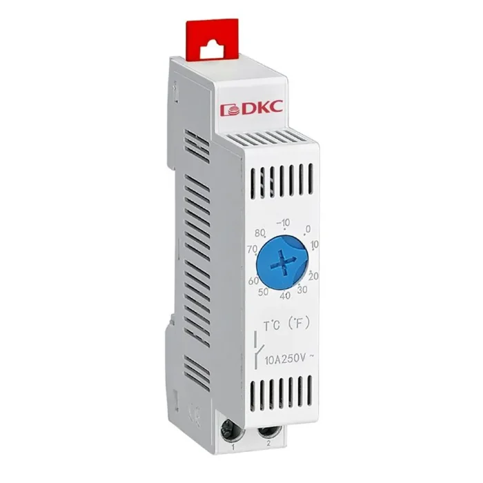 Термостат модульный с регулир. диап. -10…+80град.C контакт NO-образ. DKC R5MTHNO