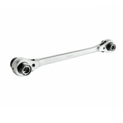 Ключ накидной трещоточный 8х10х12х13х14х17х19х21мм реверсивный (23712) SHTOK 376582