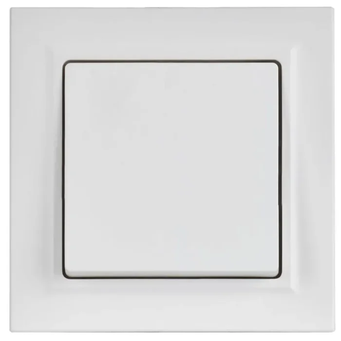 Выключатель 1-кл. СП BRITE ВСР10-1-0-БрАБ 10А в сборе арктич. бел. IEK BR-V10-0-10-K91-F