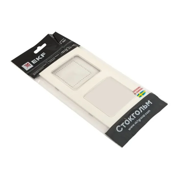 Рамка 2-м Стокгольм бел. PROxima EKF EXM-G-303-10