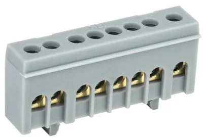 Шина L &quot;фаза&quot; в корп. изоляции на DIN-рейку ШНИ-6х9-8-К-Ср IEK YNN10-69-8KD-K02