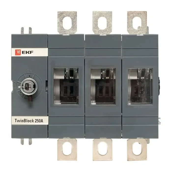 Рубильник 3п 250А без рукоятки управления TwinBlock PROxima EKF tb-s-250-3p
