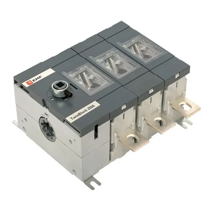 Рубильник 3п 250А без рукоятки управления TwinBlock PROxima EKF tb-s-250-3p