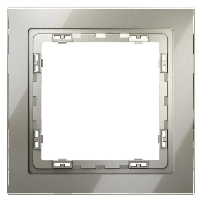 Рамка 1-м S70 стеклян. шелк Voltum VLS110104