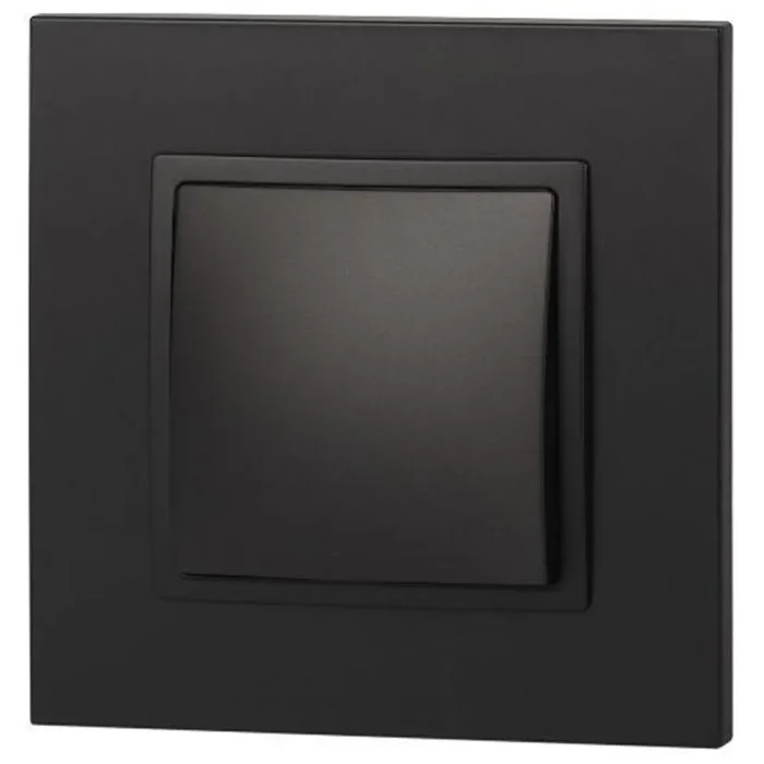 Переключатель 1-кл. СП Elegance 14-1103-05 10А IP20 250В 10AX механизм антрацит Эра Б0034227