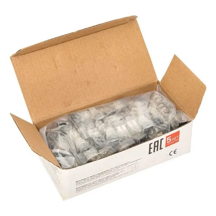 Клемма с пастой строительно-монтажная СМК 773-104 4-проводная 1.0-2.5кв.мм с пастой (уп.100шт) PROxima EKF plc-smk-104