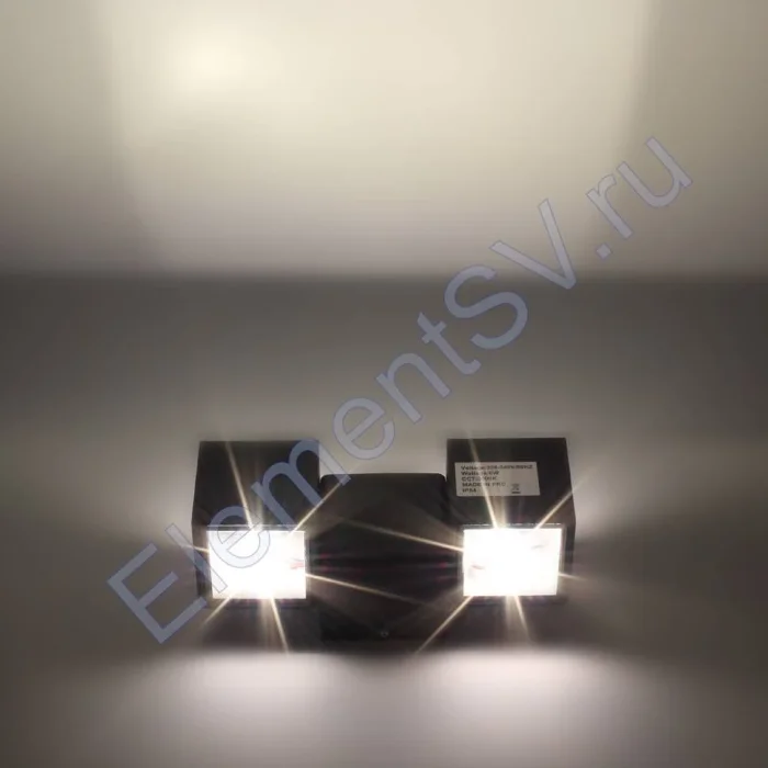 Светодиодный светильник настенный 1392S UC202 (220V, 2х3W, warm white)