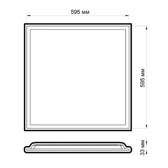 Светильник светодиодный PPL PRO-5 595/R OPAL 30Вт 6500К IP40 4200лм ДВО встраив. Pro+ JazzWay 5070615