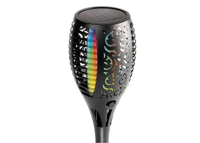 Светильник светодиодный SLR-S11-RGB садовый эффект факела 33LED 58см IP44 (3 варианта установки) солнечная батарея ФАZА 5040823