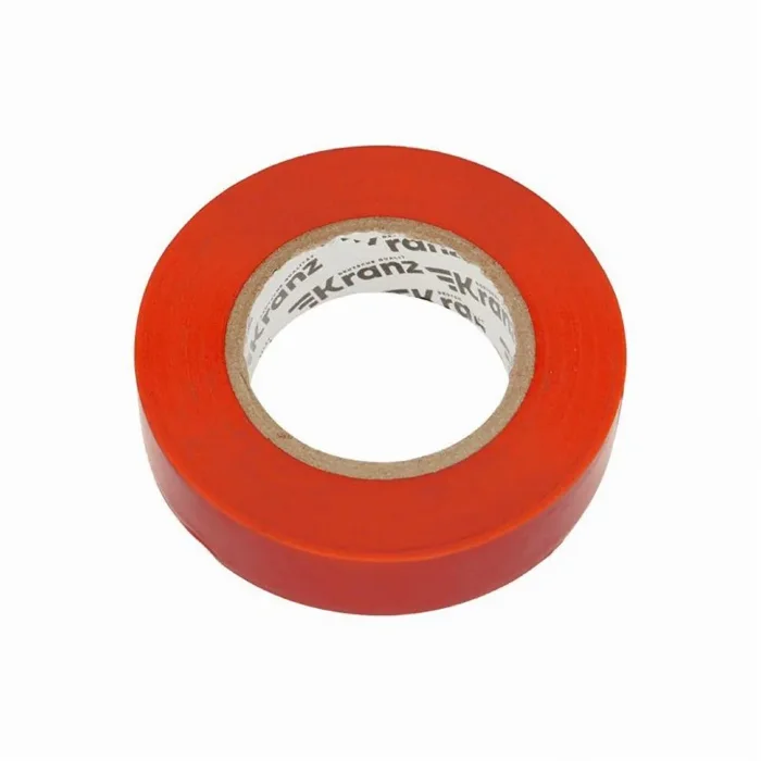 Изолента ПВХ 0.13х19мм 25м красная (уп.5шт) Kranz KR-09-2204