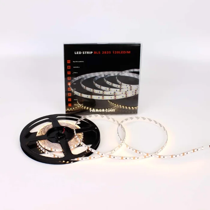Светодиодная лента Class Premium, 2835, 120 led/m, day white, 12V, IP33, A35