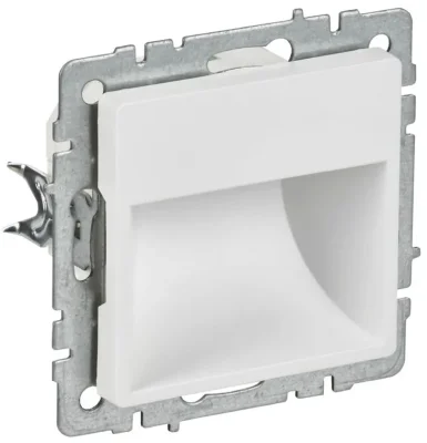 Подсветка светодиодная BRITE ПЛ20-БрАБ встраив. механизм арктич. бел. IEK BR-FL20-K91