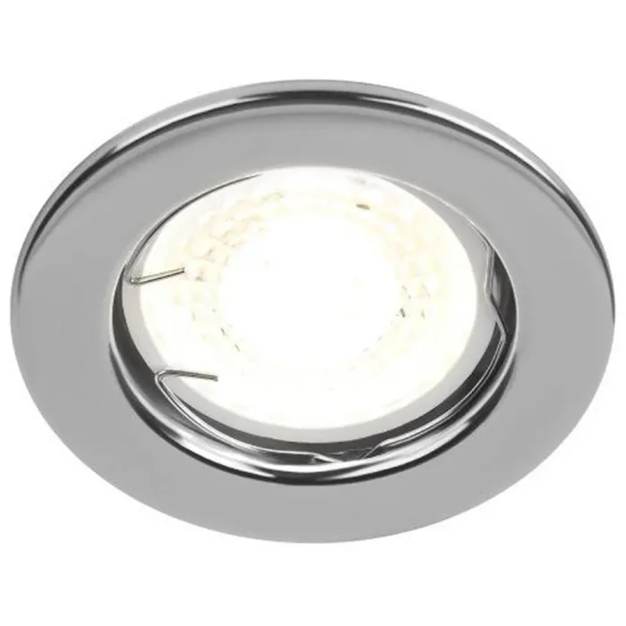 Светильник точечный ST1 CH 50Вт MR16 12В штампован. хром. ЭРА C0043799