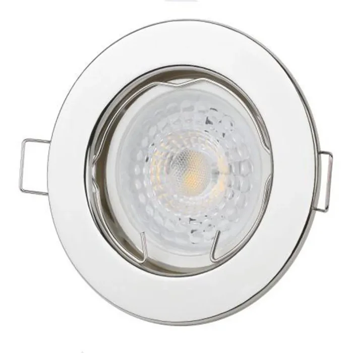 Светильник точечный ST1 CH 50Вт MR16 12В штампован. хром. ЭРА C0043799