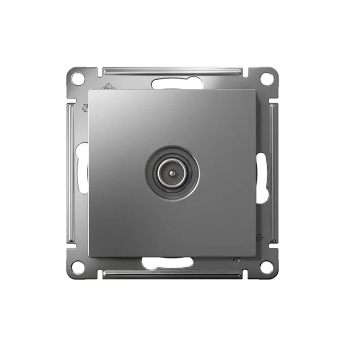 Розетка телевизионная оконечная TV AtlasDesign 1дБ механизм сталь SE ATN000991