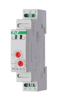 Реле времени PCR-513 8А 230В 1 перекл. IP20 задержка включ. монтаж на DIN-рейке F&amp;F EA02.001.003